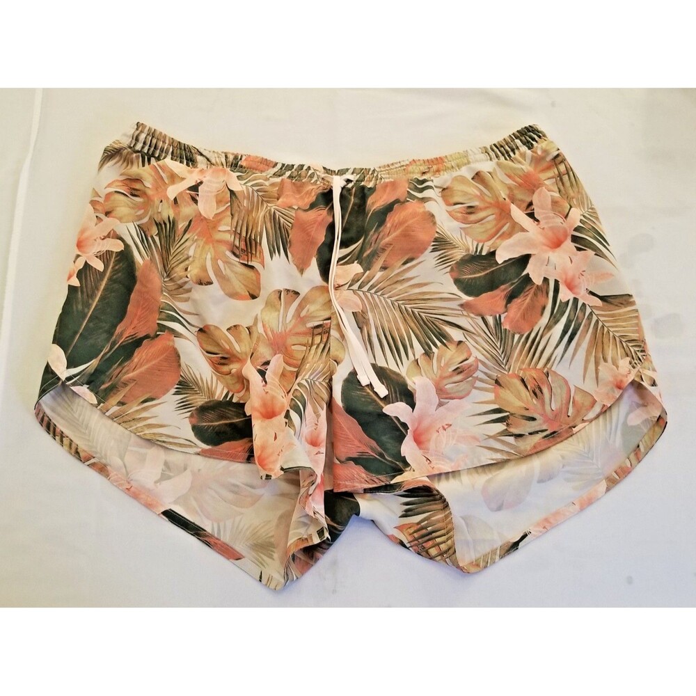 Cute Running Shorts Women XL Active Go Dry Tropical Travel Summer Lined Breezy